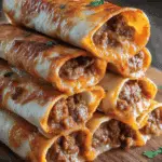 Crispy Beef & Cheese Chimichangas Recipe
