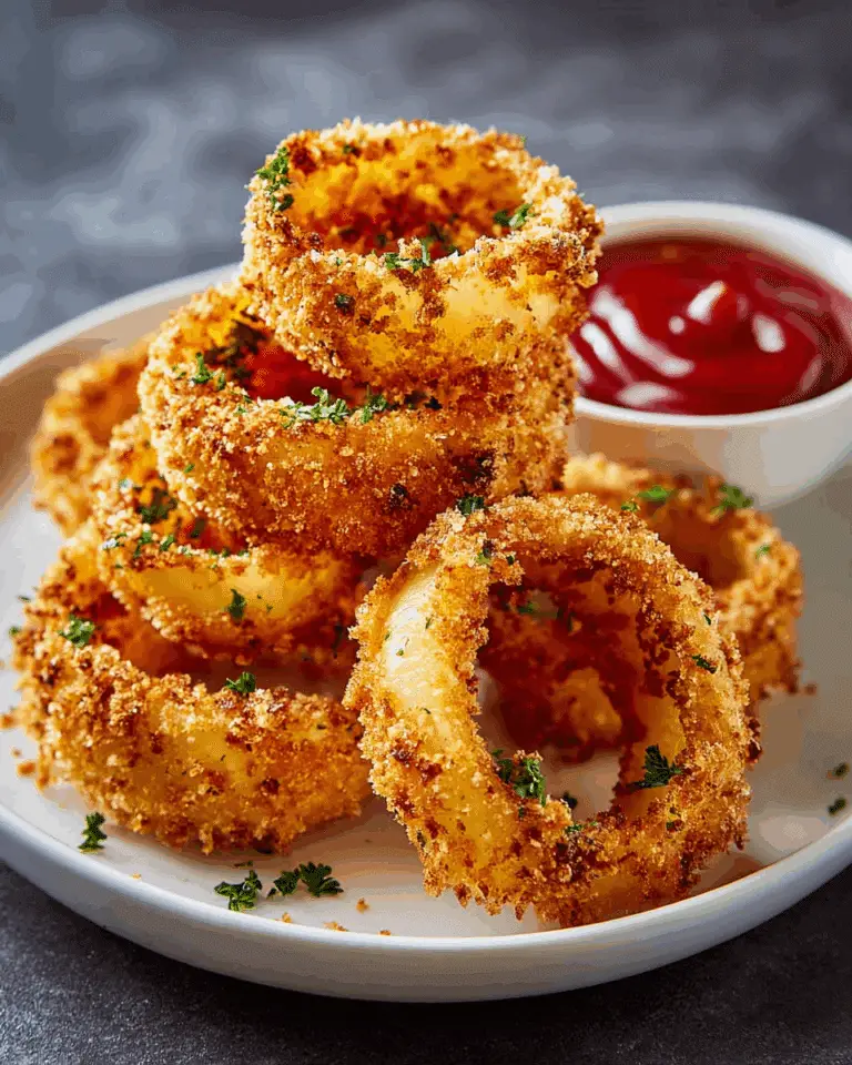mozzarella stick onion rings Recipe