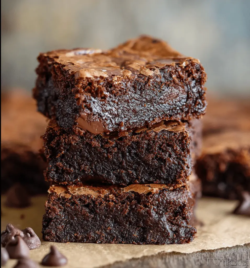 Fudgy Toffee Flourless Brownies (naturally Gluten Free) Recipe