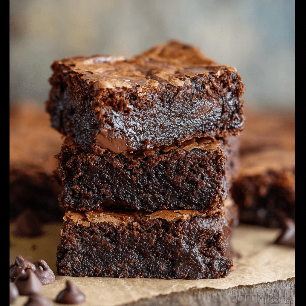 Fudgy Toffee Flourless Brownies (naturally Gluten Free) Recipe - Recipe Image