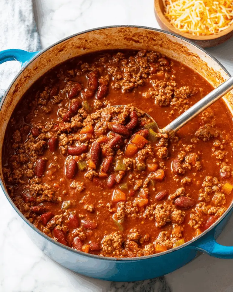 BEST GROUND BEEF STOVETOP CHILI Recipe