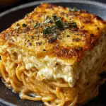 Baked Cream Cheese Spaghetti Casserole Recipe