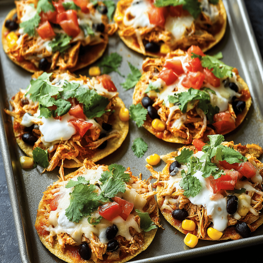 MEXICAN ROTISSERIE CHICKEN TOSTADAS Recipe - Recipe Image