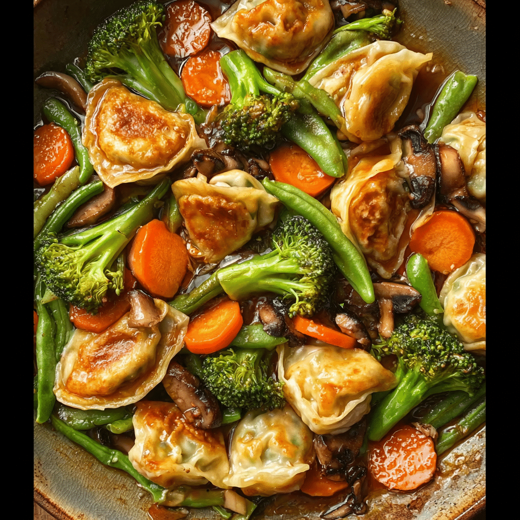 Potsticker Stir Fry Recipe - Recipe Image