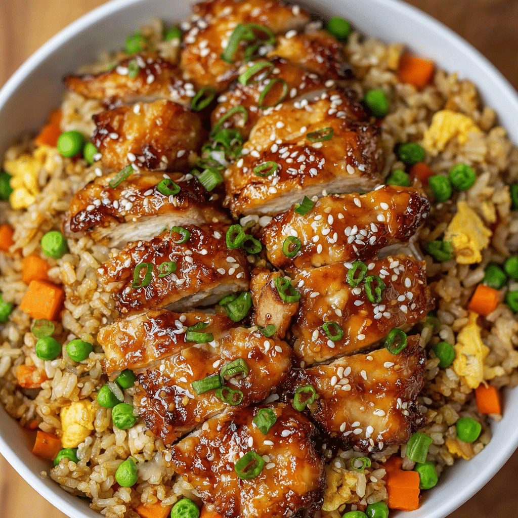 Bang Bang Chicken Fried Rice Recipe - Recipe Image