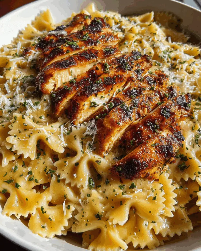 Bowtie Pasta Creamy Lemon Garlic Recipe