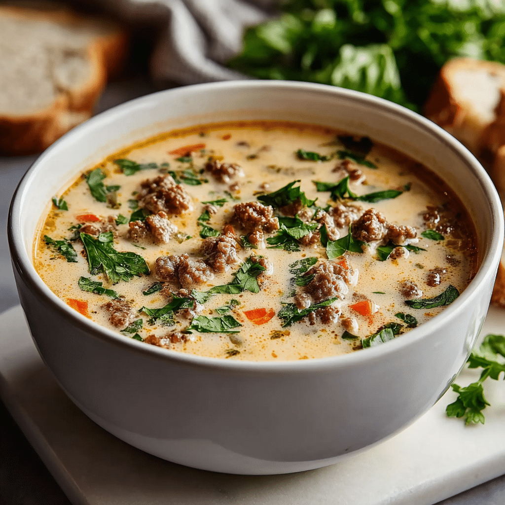 Cozy Italian Sausage and Potato Soup – Easy & Hearty! Recipe - Recipe Image