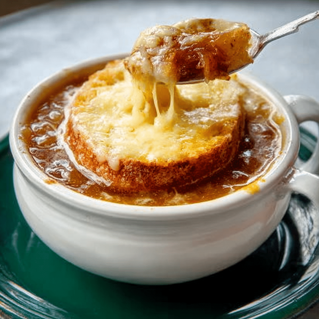 Easy Homemade French Onion Soup Recipe - Recipe Image