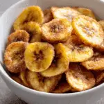 Cinnamon-Sugar Air Fryer Banana Chips : Sweet Snack Recipe