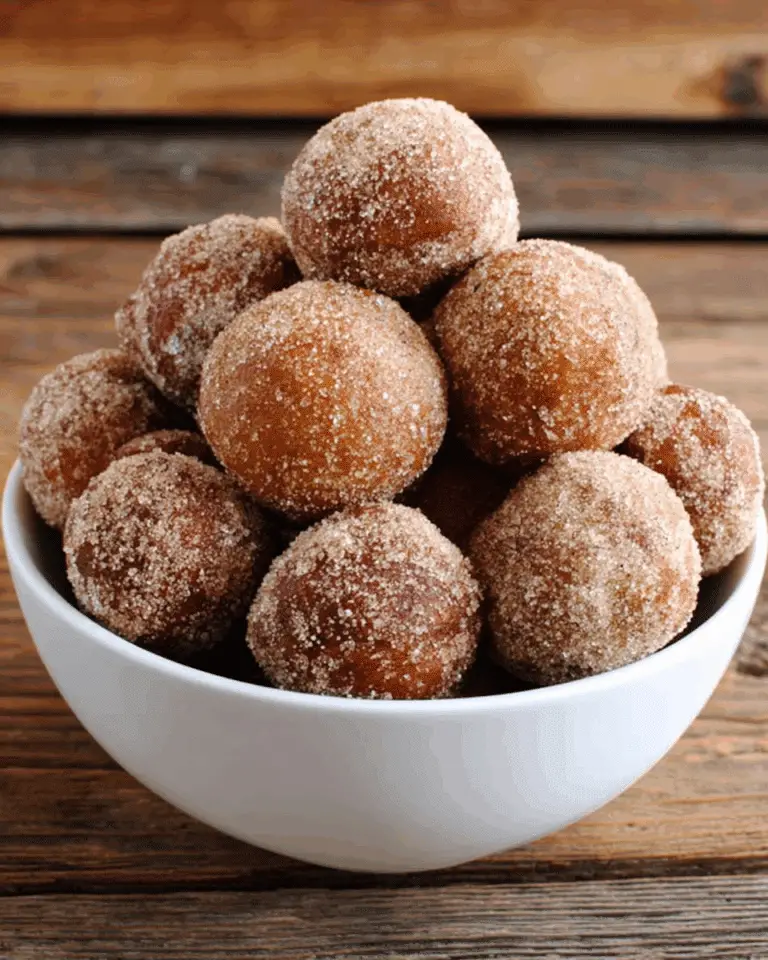 Cinnamon Sugar Pumpkin Donut Holes Recipe