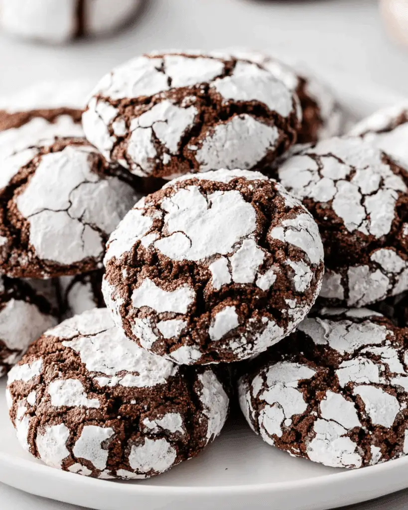 Chocolate Crinkle Cookies Recipe
