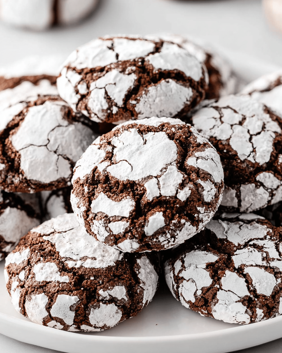 Chocolate Crinkle Cookies Recipe