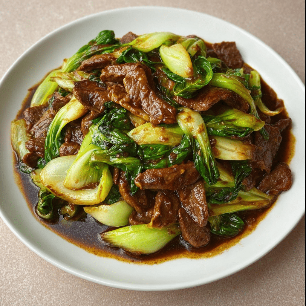 Beef Bok Choy Stir-Fry Recipe - Recipe Image