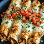 Baked Cream Cheese Chicken Taquitos Recipe
