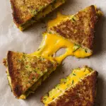CRISPY ZUCCHINI GRILLED CHEESE Recipe