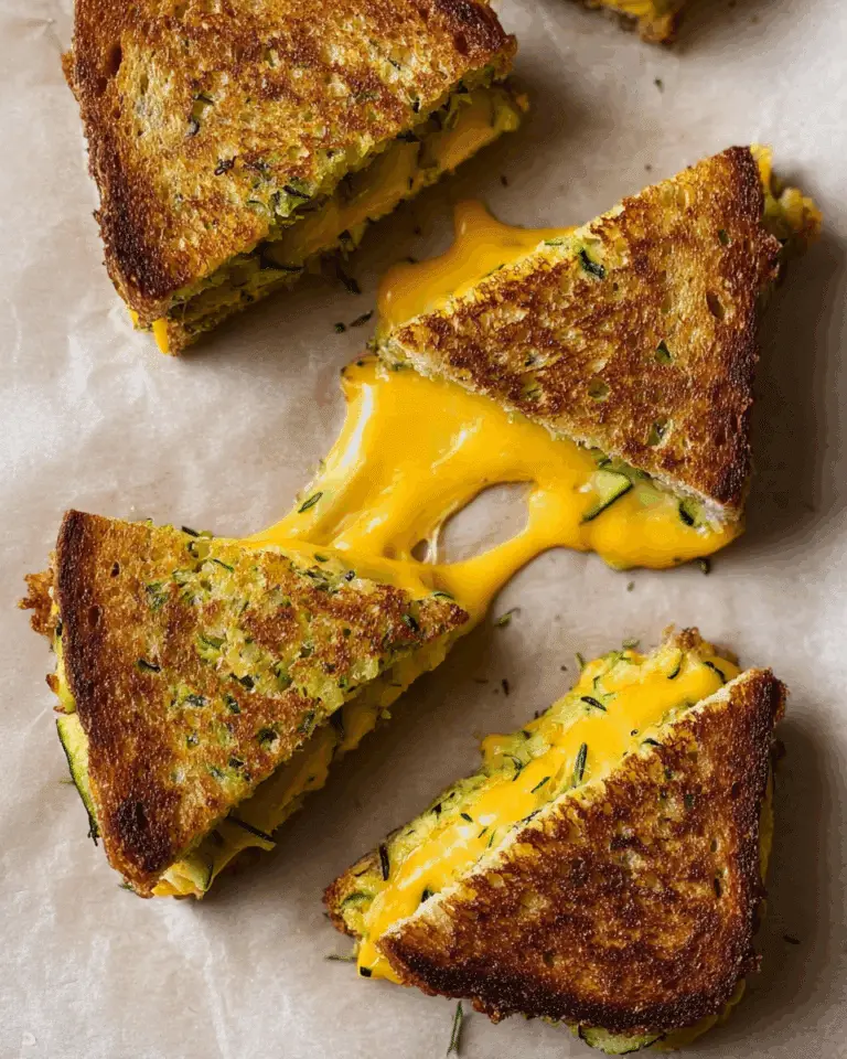 CRISPY ZUCCHINI GRILLED CHEESE Recipe