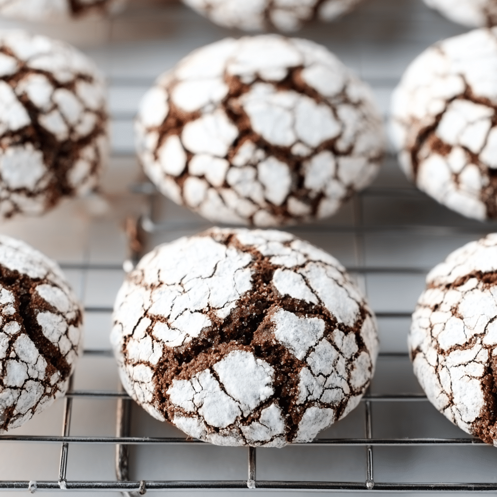 Chocolate Crinkle Cookies Recipe - Recipe Image