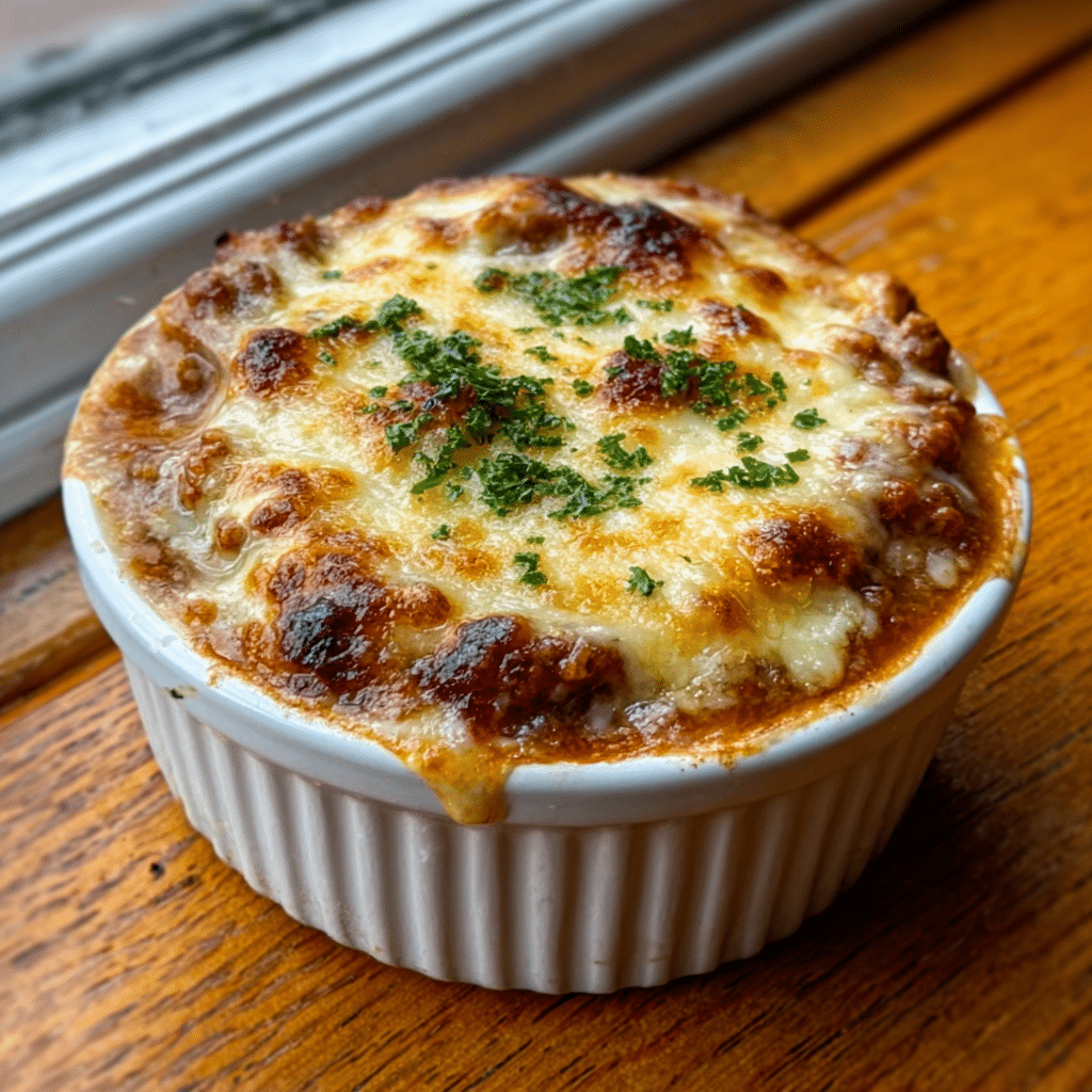 Pour the seafood mixture into a large baking dish Recipe - Recipe Image