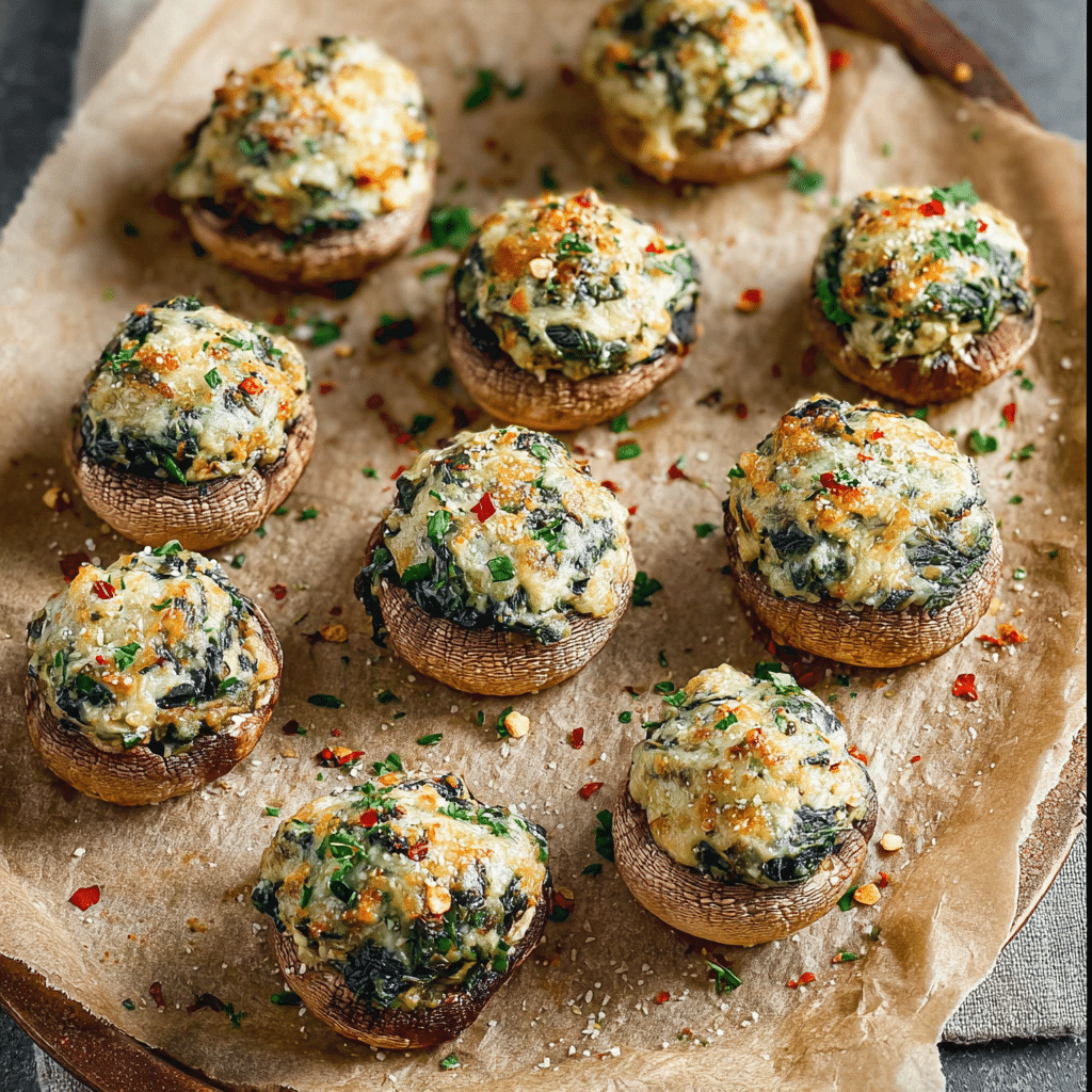 Stuffed Mushrooms Recipe - Recipe Image