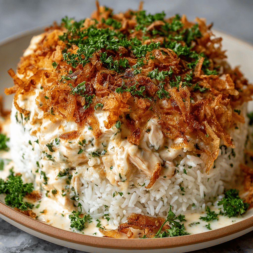 French Onion Chicken Rice Recipe - Recipe Image