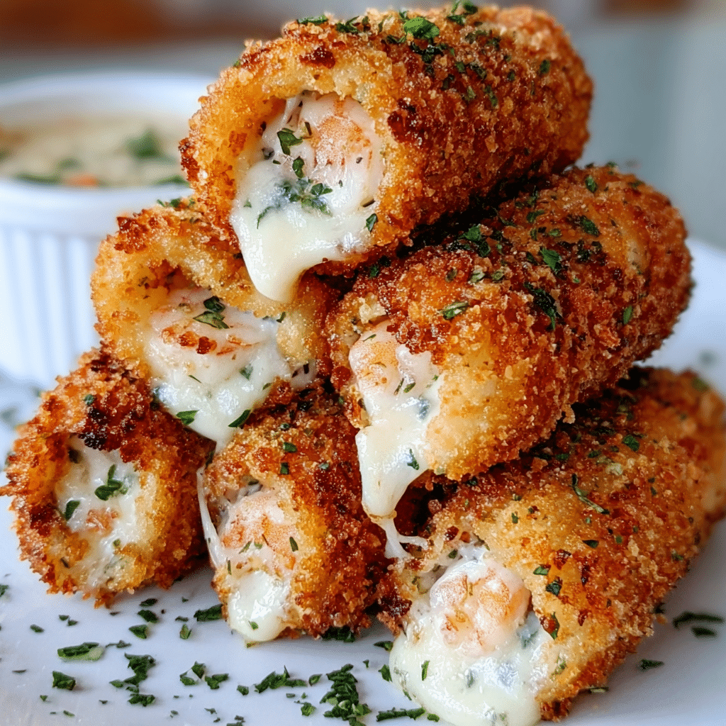 Shrimp Burrito Cheese Bites Recipe - Recipe Image