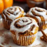 Pumpkin Cinnamon Roll Muffins (Easy & Gooey Treat) Recipe