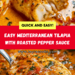 TILAPIA IN ROASTED PEPPER SAUCE Recipe