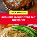 Slow Cooker Salisbury Steaks Recipe