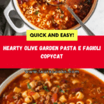 Olive Garden Pasta e Fagioli Recipe