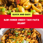 Slow Cooker Cheesy Taco Pasta Recipe