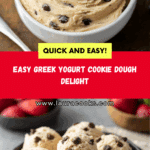 Greek Yogurt Cookie Dough Recipe
