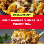 CHEESY HAMBURGER CASSEROLE Recipe
