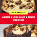 5 Layer Cookie Box Brownie Cheesecake Recipe