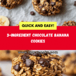 3 Ingredient Banana Cookies! Recipe