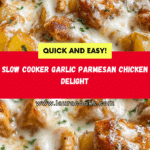 Slow Cooker Garlic Parmesan Chicken and Potatoes Recipe