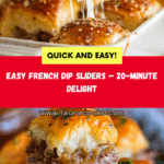 Best Easy French Dip Sliders (20 Minute Recipe) Recipe