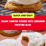 Soft Pumpkin Cookies with Cinnamon Frosting Recipe