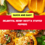 Herby Ricotta Stuffed Peppers Recipe