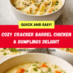 Cracker Barrel Chicken and Dumplings Recipe