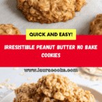 Peanut Butter No Bake Cookies Recipe