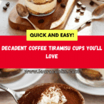Coffee Tiramisu Cups Recipe