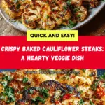 Crispy Baked Cauliflower Steaks Recipe
