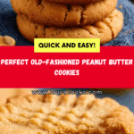 Old-Fashioned Peanut Butter Cookies Recipe
