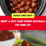 Sweet and Spicy Slow Cooker Meatballs Recipe