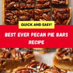 Best Ever Pecan Pie Bars Recipe