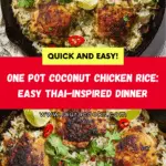 One Pot Coconut Chicken Rice Recipe
