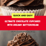 Chocolate Cupcake Recipe with Chocolate Buttercream Recipe