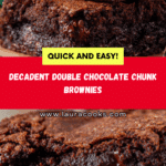Double Chocolate Chunk Brownies - Starbucks Copycat Recipe