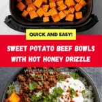 Sweet Potato Beef Bowl with Hot Honey and Cottage Cheese Recipe