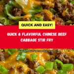 Chinese Beef Cabbage Stir Fry (Print Format) Recipe